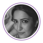 Portrait of Eisha Chopra, Indian actress and storyteller, testimonial for Tender Wisdom by Medha.